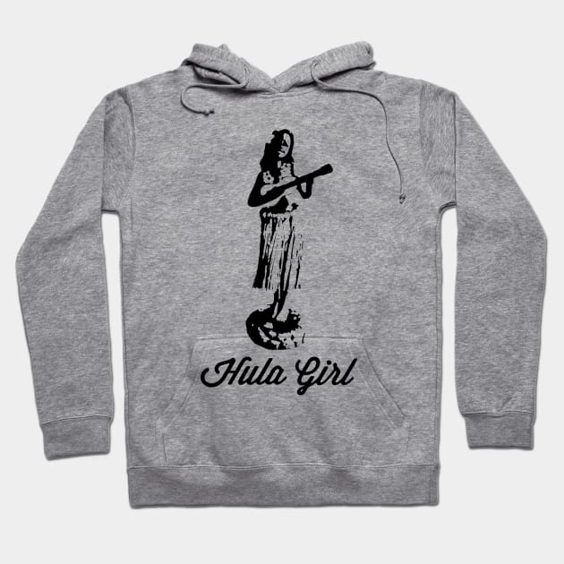 Hula Girl Hoodie by HaleiwaNorthShoreSign